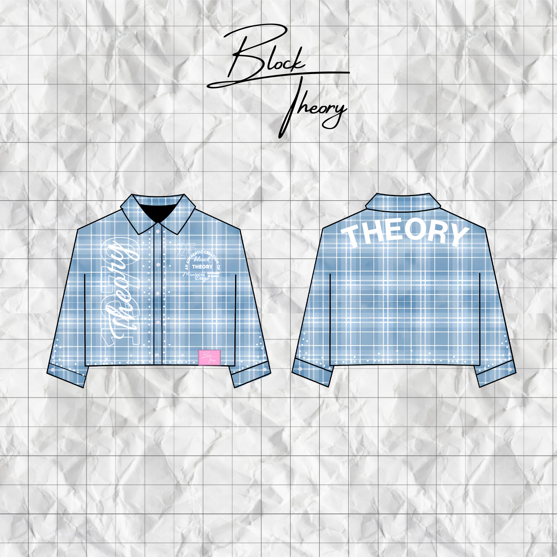 Rhinestones flannel shirt