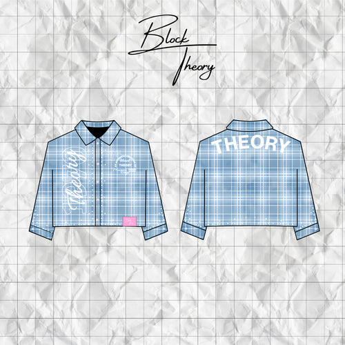 Rhinestones flannel shirt
